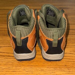 RBX Little Boy 12 Tan Kids Boots with Green Laces